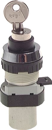 Exemplary representation: 3/2-way key switch valve